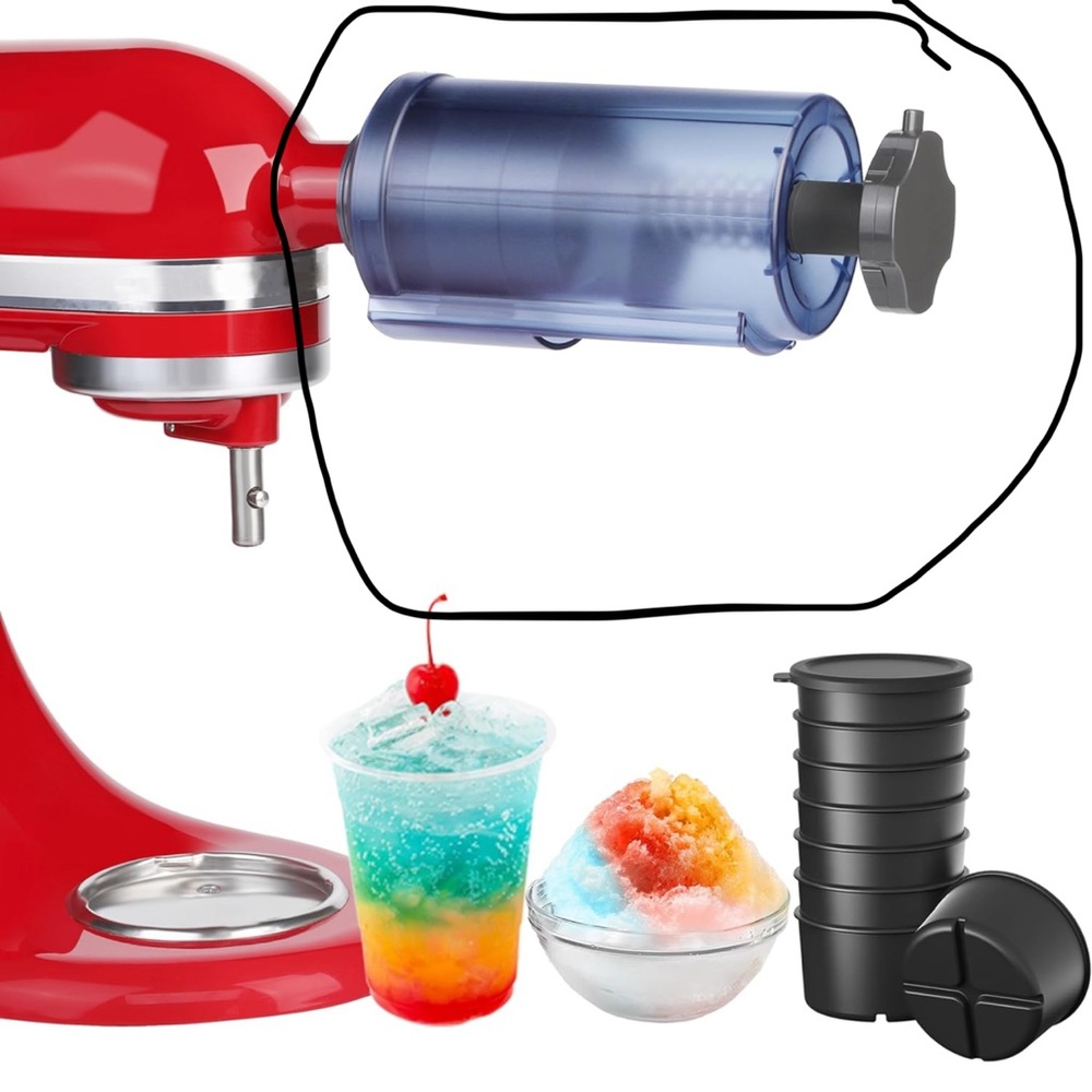 Shaved Ice Attachment for Kitchenaid Stand Mixer